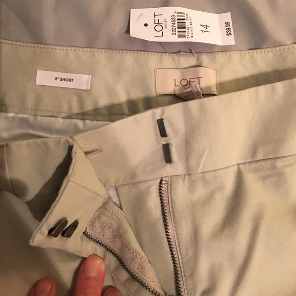 Loft Khaki Loft Shorts - Picture 2 of 3